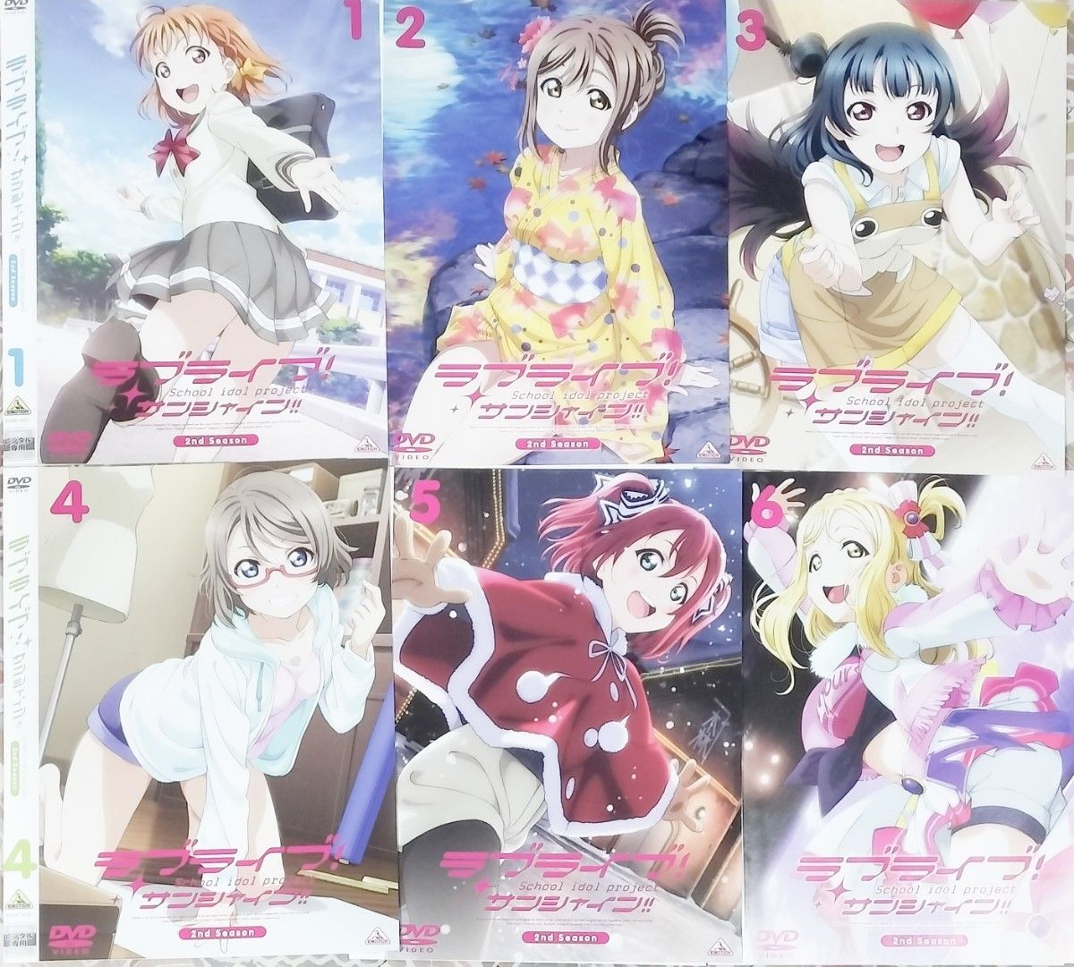 ラブライブ!サンシャイン!! 第2期 レンタル落ち DVD 全6巻セット ラブライブ!サンシャイン!! 第2期 レンタル落ち DVD 全6巻セット