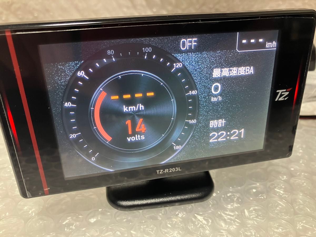 セルスター TZ-R203L レーザー対応レーダー探知機 タッチパネル セルスター TZ-R203L レーザー対応レーダー探知機 タッチパネル