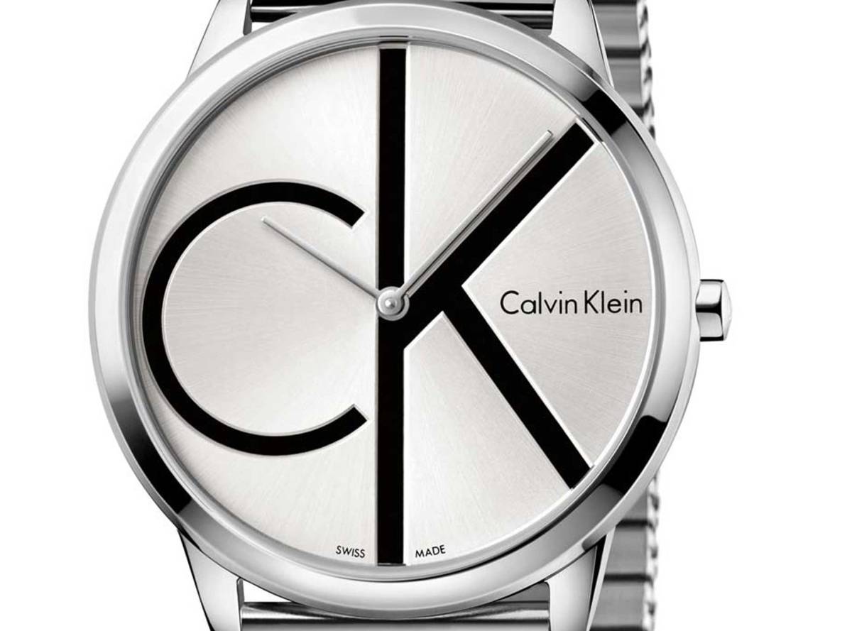 [ Calvin Klein CALVIN KLEIN ]Minimal Mini maru серебряный нержавеющая сталь браслет K3M211Z6