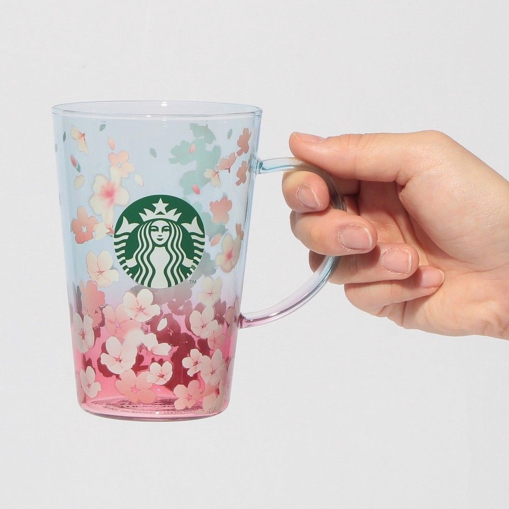 スタバ SAKURA 2025 耐熱 グラス マグ スプリング シーズン スタバ SAKURA 2025 耐熱 グラス マグ スプリング シーズン