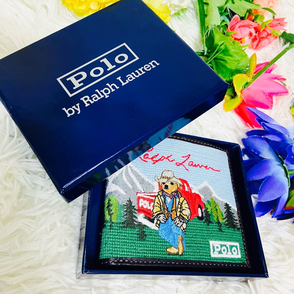 新品箱付き POLO RALPH LAUREN ポロベア ニードルポイント 二 新品箱付き POLO RALPH LAUREN ポロベア ニードルポイント 二