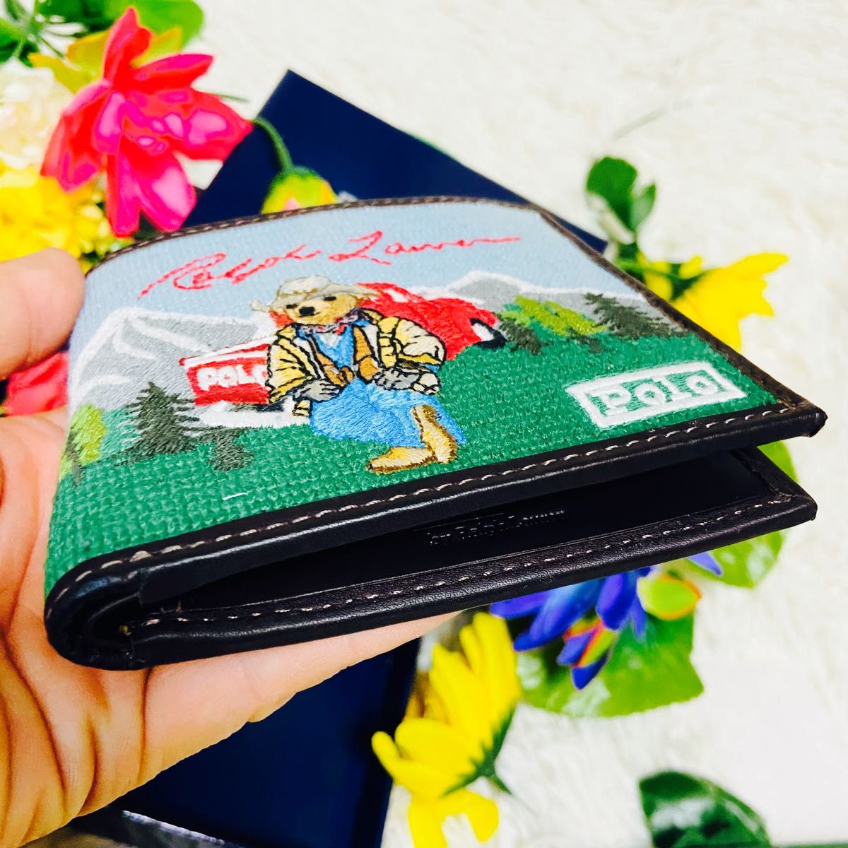 新品箱付き POLO RALPH LAUREN ポロベア ニードルポイント 二 新品箱付き POLO RALPH LAUREN ポロベア ニードルポイント 二