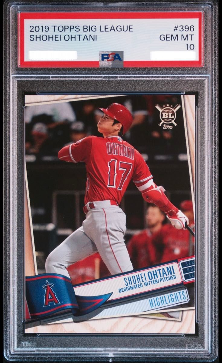 【PSA10世界で9枚】大谷翔平 2019 TOPPS BIG LEAGUE #396 GEM MT 10