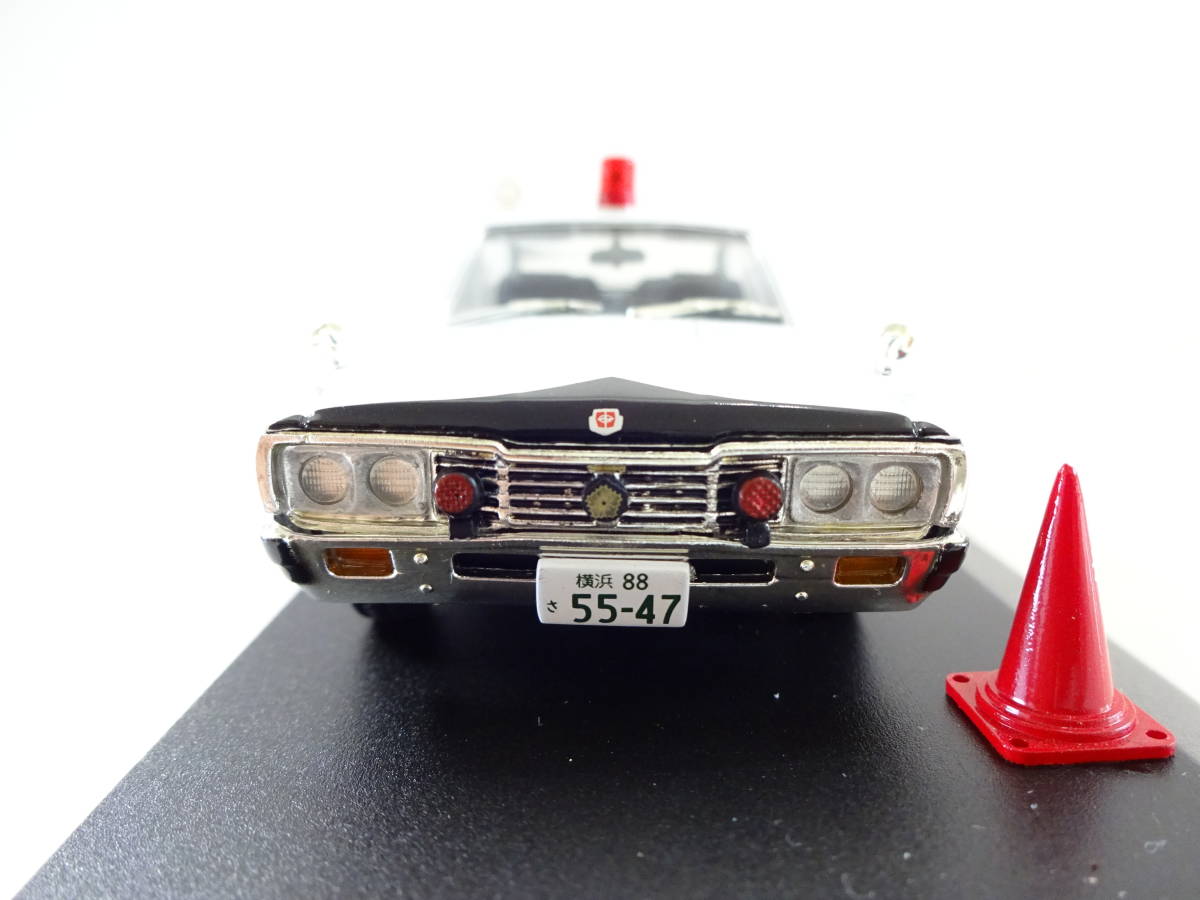 G-15　1/43　ニッサン　330セドリック後期型パトロールカー　神奈川県警察　1977KID BOX限定　車高調整式　ミニカー_画像8