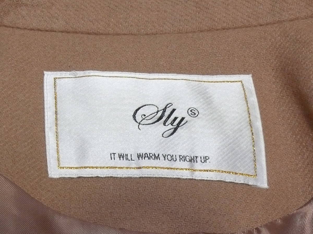 SLY Sly шерсть размер 1 двухцветный пальто женский взрослый женщина модный симпатичный 