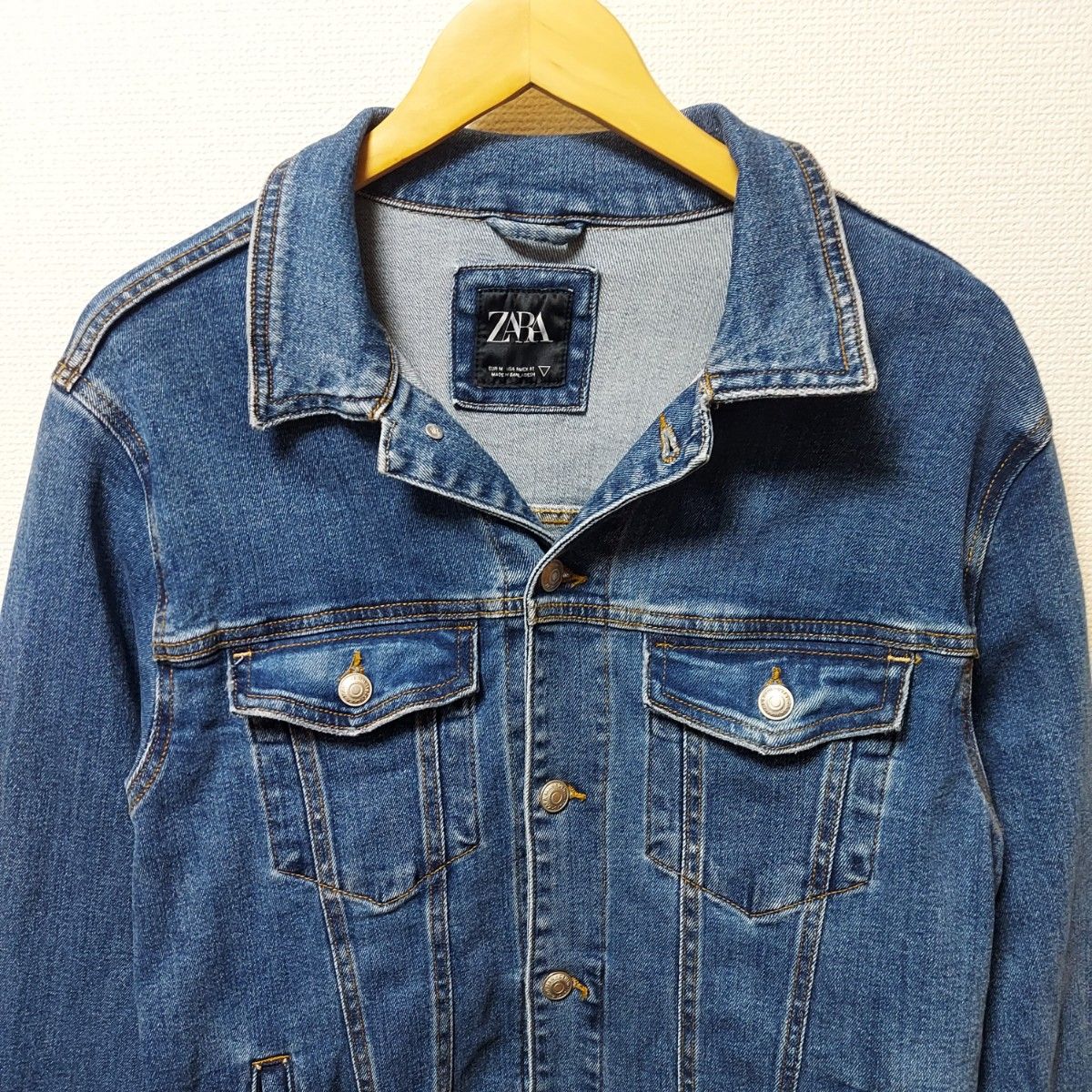 ZARA ザラ メンズ Mサイズ デニムジャケット Gジャン|Yahoo ZARA ザラ メンズ Mサイズ デニムジャケット Gジャン|Yahoo