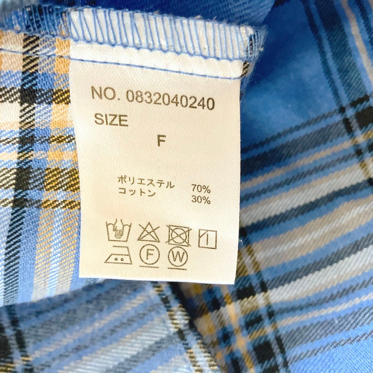 y2k 00s Archive ネルシャツ 短丈 チェック柄シャツ フェアリー y2k 00s Archive ネルシャツ 短丈 チェック柄シャツ フェアリー