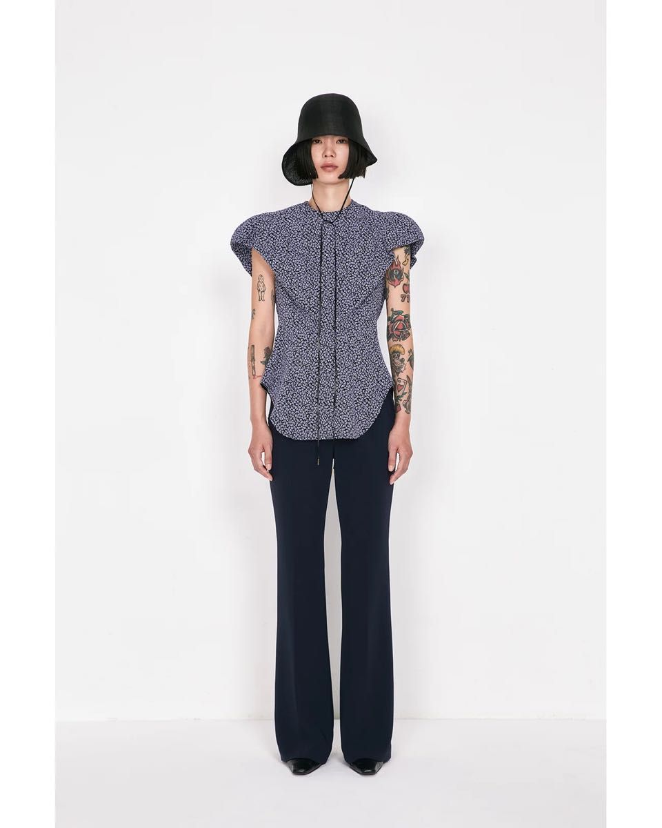 mamekurogouchi micro floral jacquard top｜Yahoo!フリマ（旧