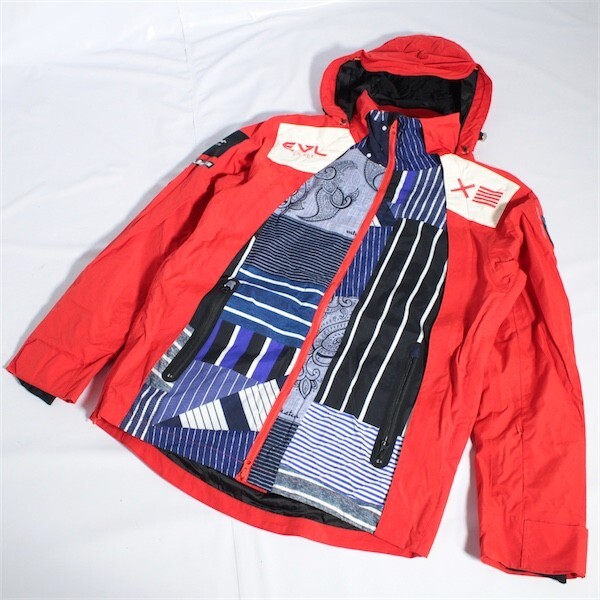 美品 18-19 MTN. Rock Star EVL JKT M マウンテンロックスター アノラック メンズ スノーボード ウェア ジャケット スノボ #P fikk002