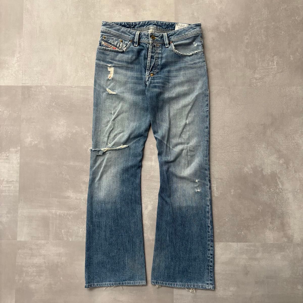 archive 00s y2k diesel flare jeans denim ディーゼル ダメージ archive 00s y2k diesel flare jeans denim ディーゼル ダメージ