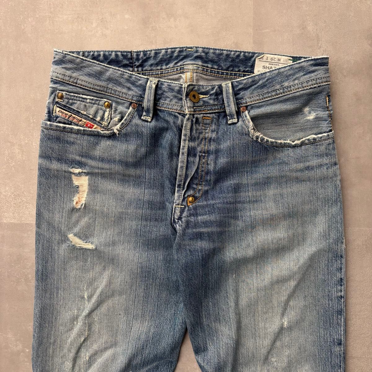 archive 00s y2k diesel flare jeans denim ディーゼル ダメージ archive 00s y2k diesel flare jeans denim ディーゼル ダメージ