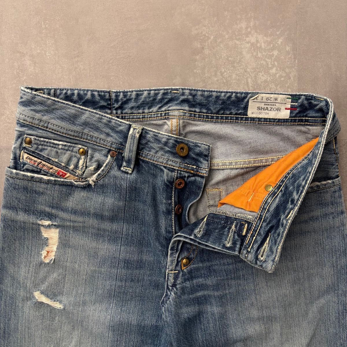 archive 00s y2k diesel flare jeans denim ディーゼル ダメージ archive 00s y2k diesel flare jeans denim ディーゼル ダメージ