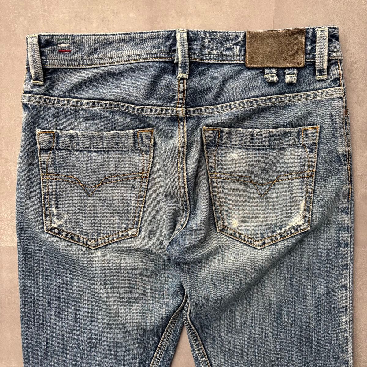 archive 00s y2k diesel flare jeans denim ディーゼル ダメージ archive 00s y2k diesel flare jeans denim ディーゼル ダメージ