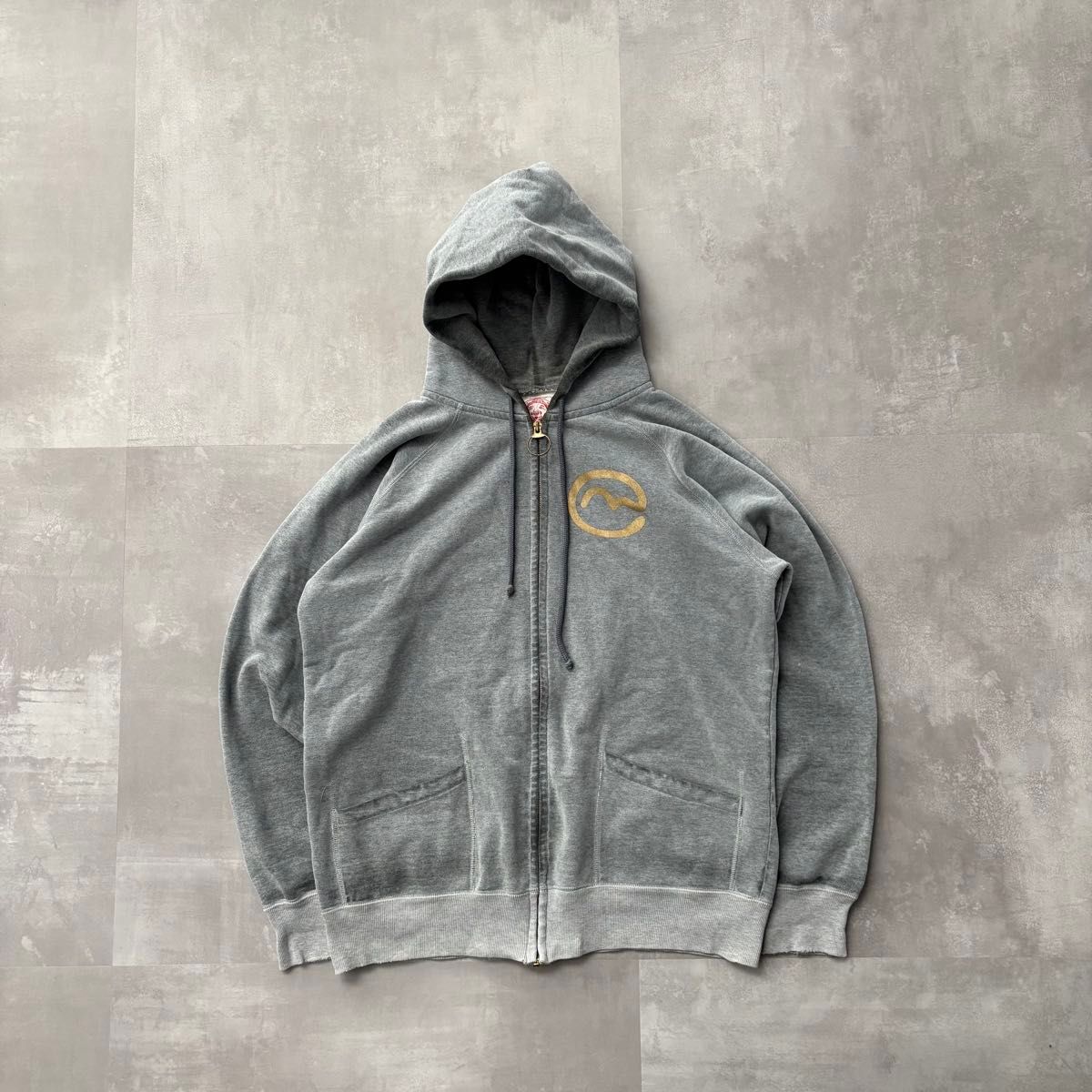 90s vintage EVISU zip up parka ヴィンテージ エビス パーカー 90s vintage EVISU zip up parka ヴィンテージ エビス パーカー