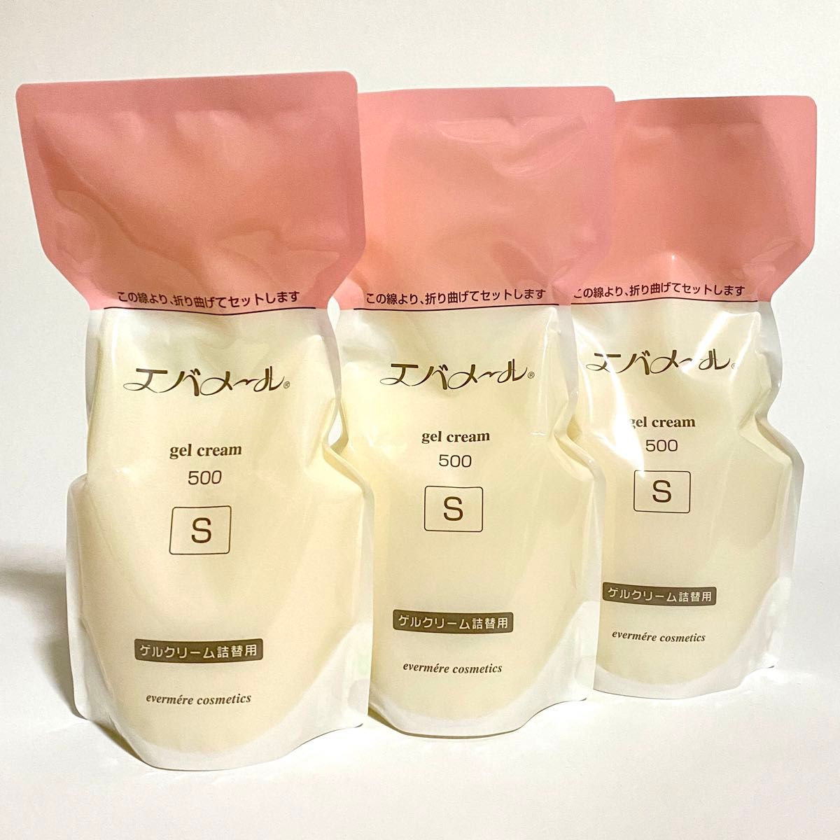 エバメール ゲルクリーム 詰め替え用 500g 3個セット
