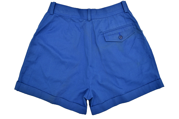 M-908* free shipping *GUCCI Gucci * all season possible to use Italy made blue blue Golf . sport . hem roll up short pants 40