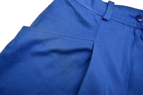 M-908* free shipping *GUCCI Gucci * all season possible to use Italy made blue blue Golf . sport . hem roll up short pants 40