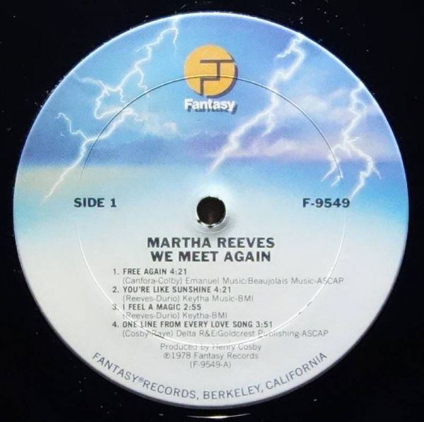 シュリンク残り◆Martha Reeves - We Meet Again◆Fantasy / F-9549_画像3