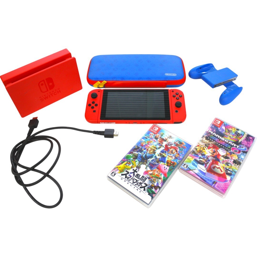 ☆極美品 NINTENDO Switchまとめ 赤 コントローラー ソフト×3 ☆極美品 NINTENDO Switchまとめ 赤 コントローラー ソフト×3