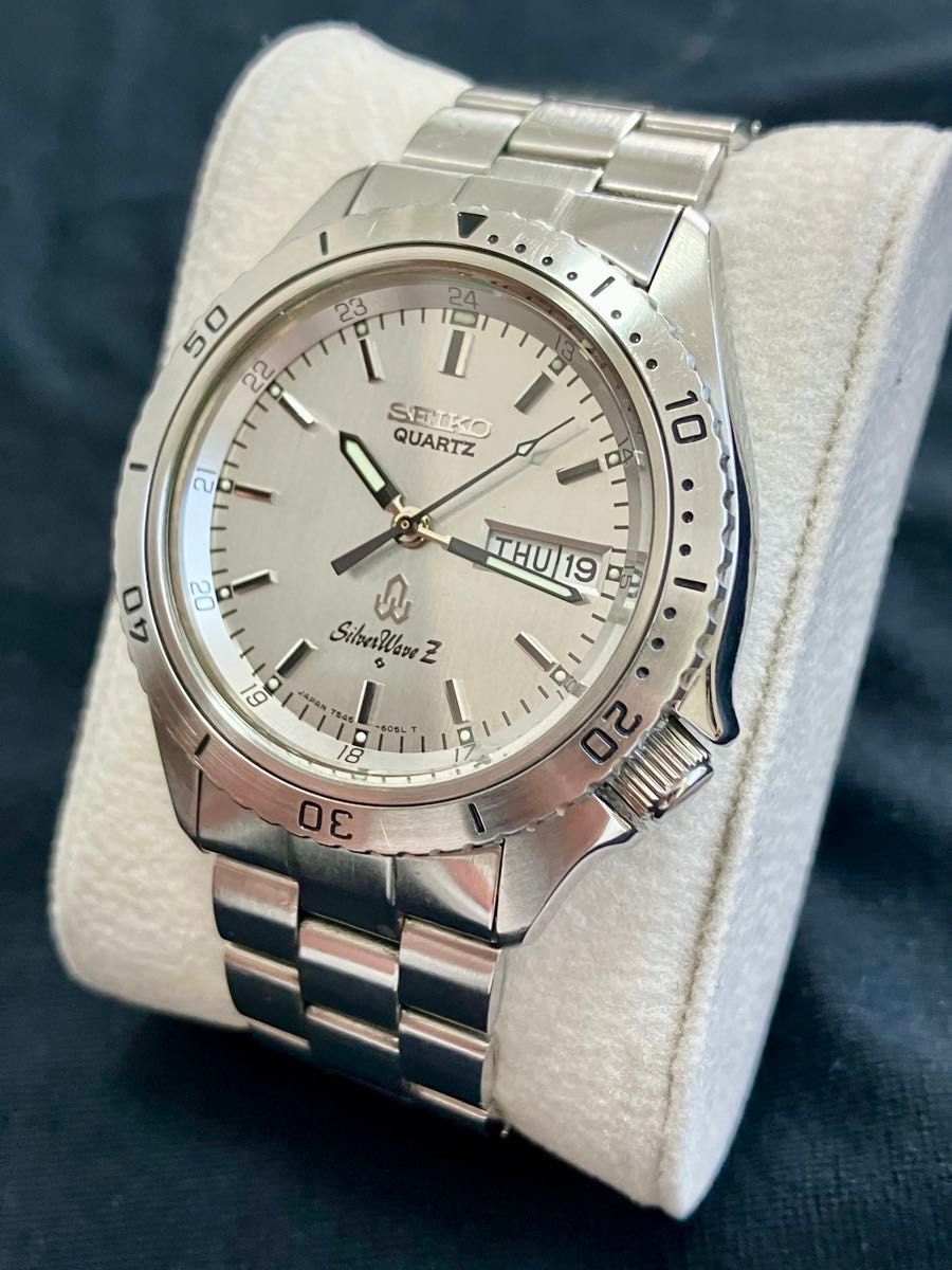 SEIKO Wave Z クォーツ ダイバー 腕時計 レトロ