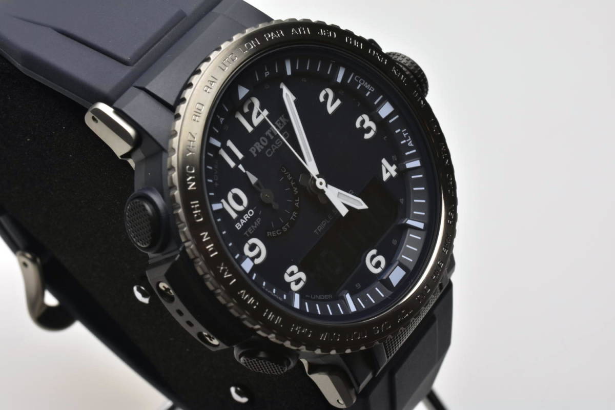 新品・国内正規品 PROTREK プロトレック クライマーライン PRW-50YFE-2AJF ダークブルー ナイロンベルトセット