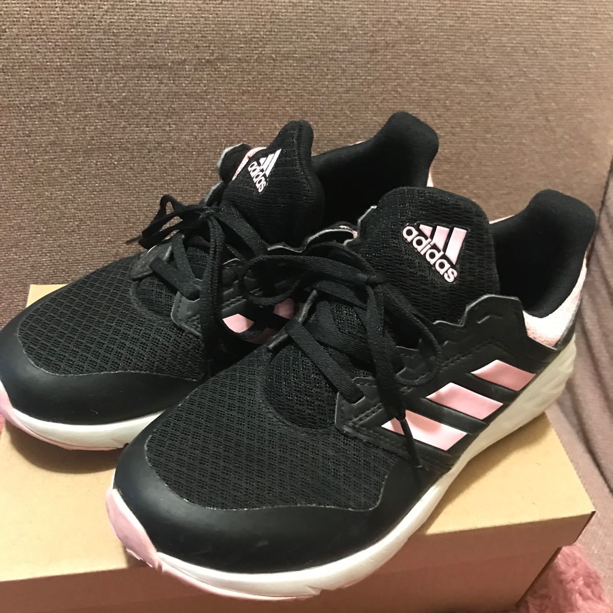 Paypayフリマ アディダス Adidas スニーカー キッズ レディース22 5cm 美品 黒 Paypayフリマ アディダス Adidas スニーカー キッズ レディース22 5cm 美品 黒