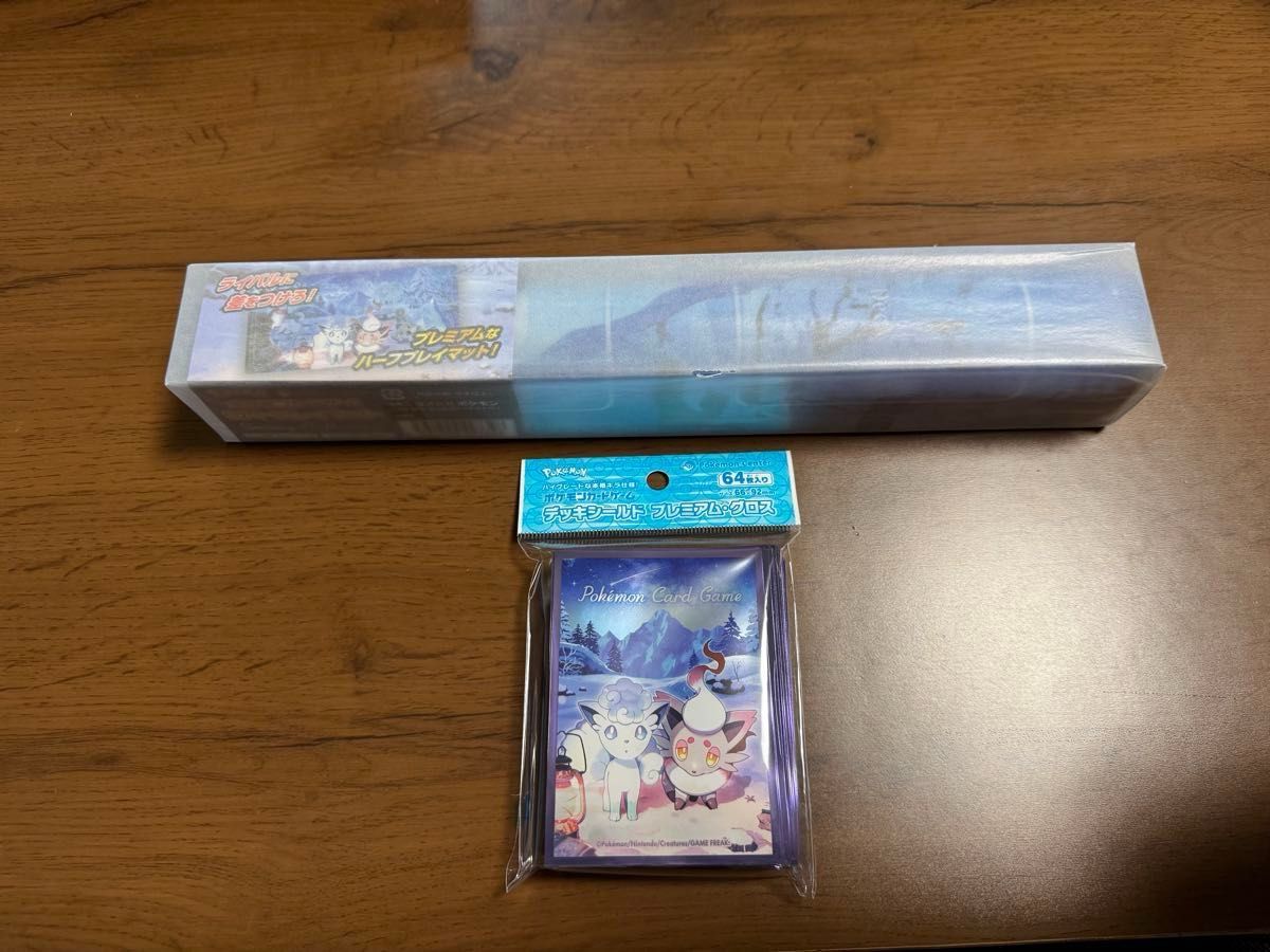 デッキシールド ラバープレイマット Snowy Gathering セット デッキシールド ラバープレイマット Snowy Gathering セット
