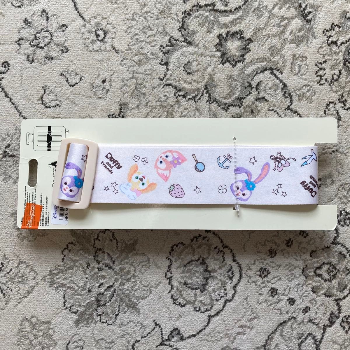 日本未発売 香港ディズニー ダッフィーフレンズ ラゲージベルト 日本未発売 香港ディズニー ダッフィーフレンズ ラゲージベルト