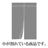 新品　 【和風のれん】開運　縁起　レースプリントのれん：七福ねこ（黄）_画像3