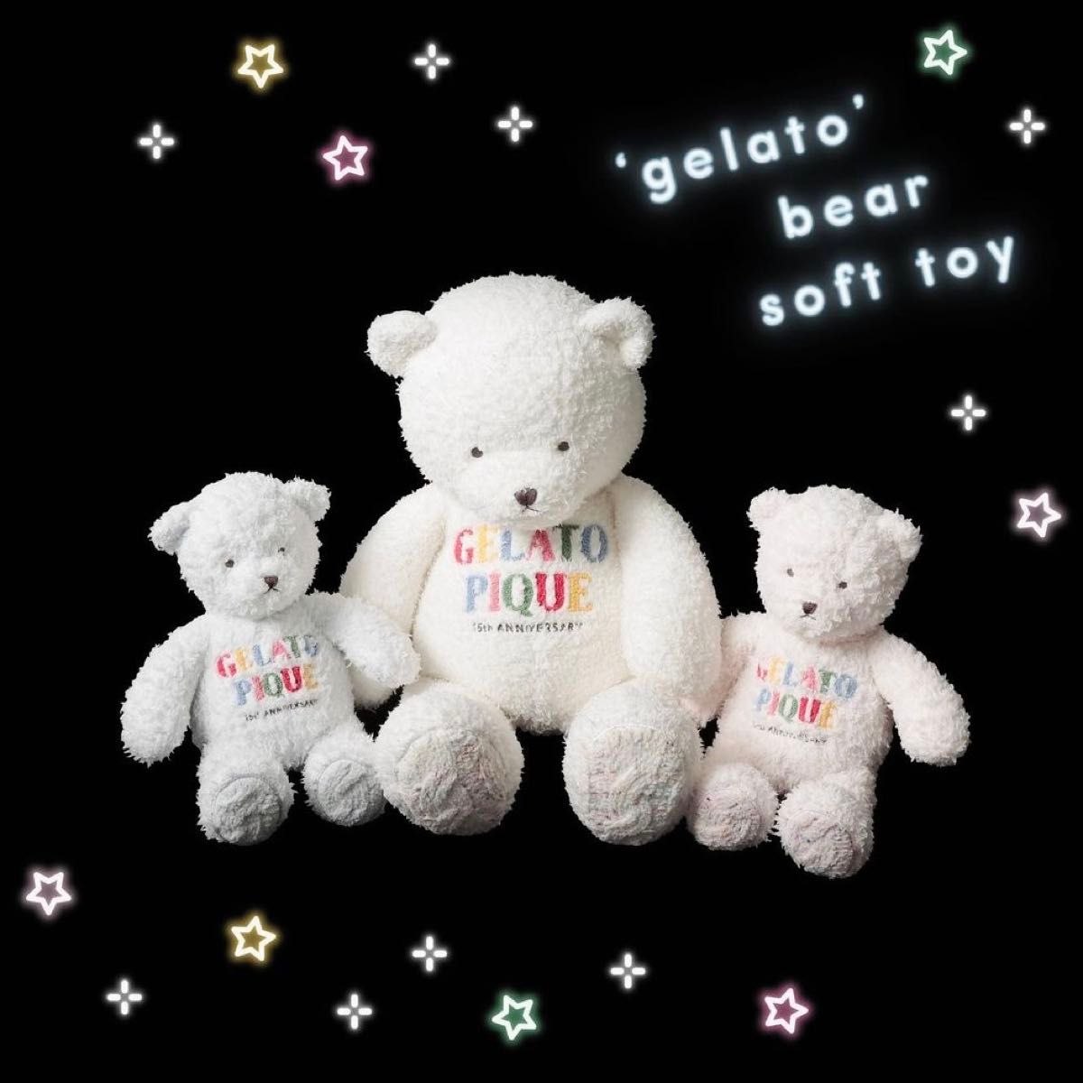 限定 タグ付き】ジェラートピケ × Steiff テディベア クリーム 限定 タグ付き】ジェラートピケ × Steiff テディベア クリーム