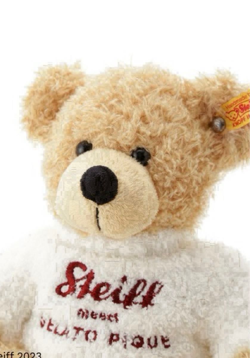 限定 タグ付き】ジェラートピケ × Steiff テディベア クリーム 限定 タグ付き】ジェラートピケ × Steiff テディベア クリーム