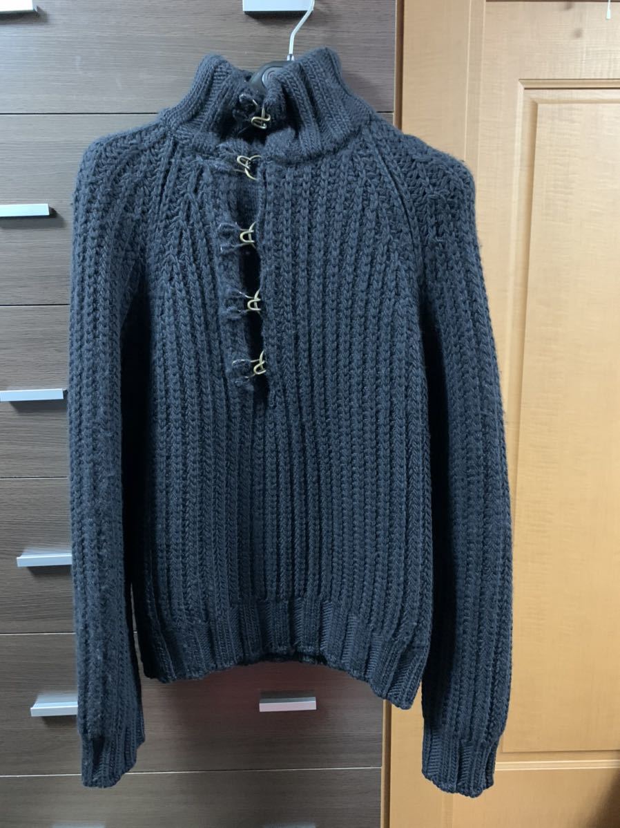 [ beautiful goods ] Dolce & Gabbana knitted sweater 48 black 