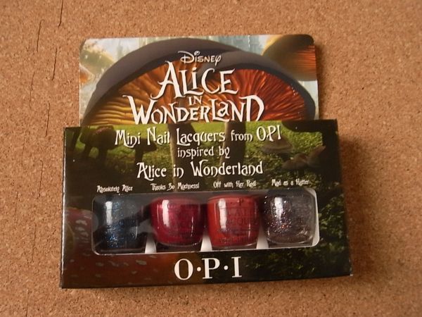 送料無料●廃盤●OPI●アリスインワンダーランド alice in wonderlandコレクション ●ミニ4本セット A57 A56 新品即決