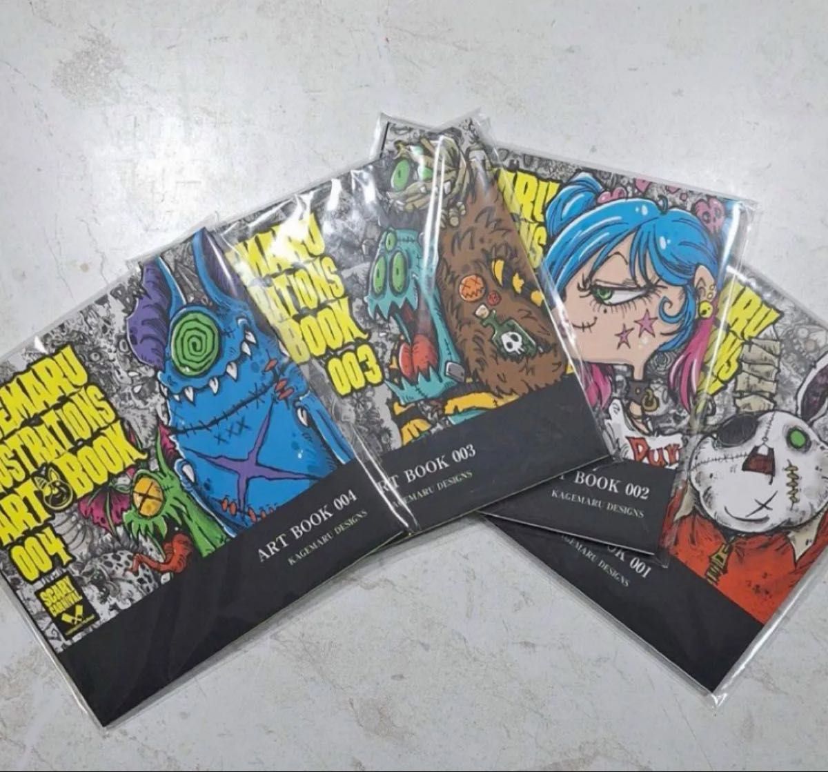 KAGEMARU DESIGNS カゲマルデザイン ART BOOK 4冊セット KAGEMARU DESIGNS カゲマルデザイン ART BOOK 4冊セット 創作