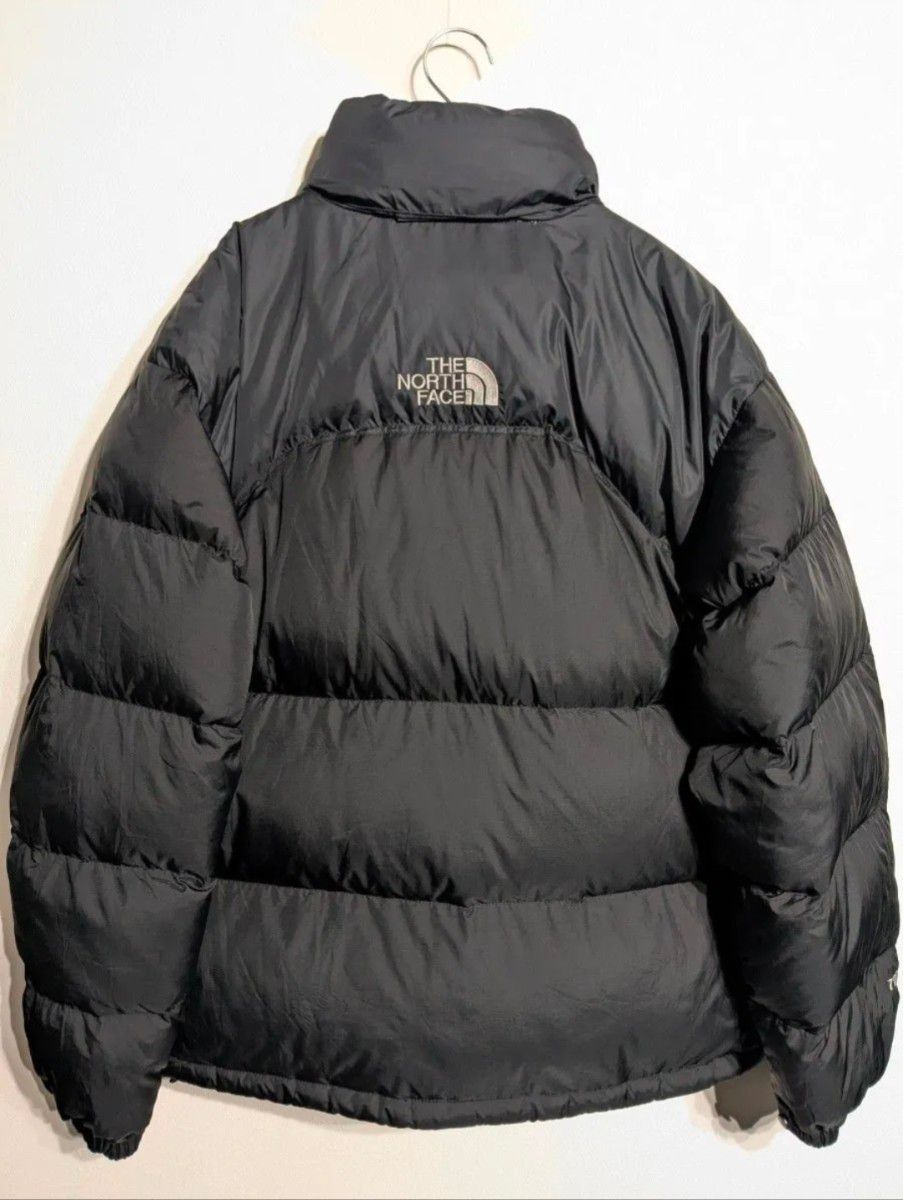 ノースフェイス センターロゴ ヌプシ 黒 XL ダウンジャケット ノースフェイス センターロゴ ヌプシ 黒 XL ダウンジャケット