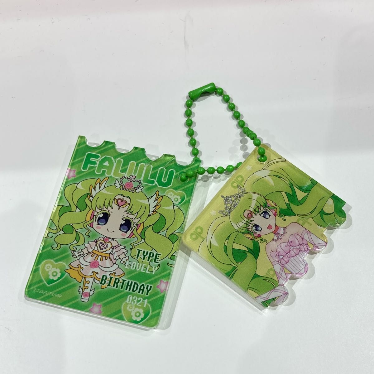 らぁら 韓国 ポップアップ アクリルキーリング アクリルチャーム プリパラ ファルル プリパラ キーリングセット キーホルダー 韓国限定