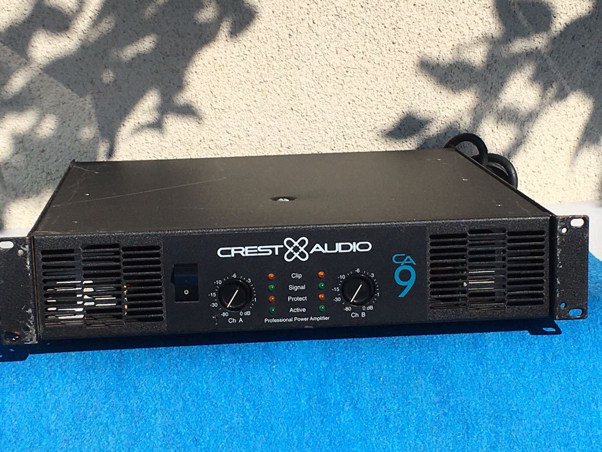 CREST AUDIO クレストオーディオ パワーアンプ CA9 動作良好 Yahoo!オークション - クレストオーディオ 極上 CREST AUDIO CA9