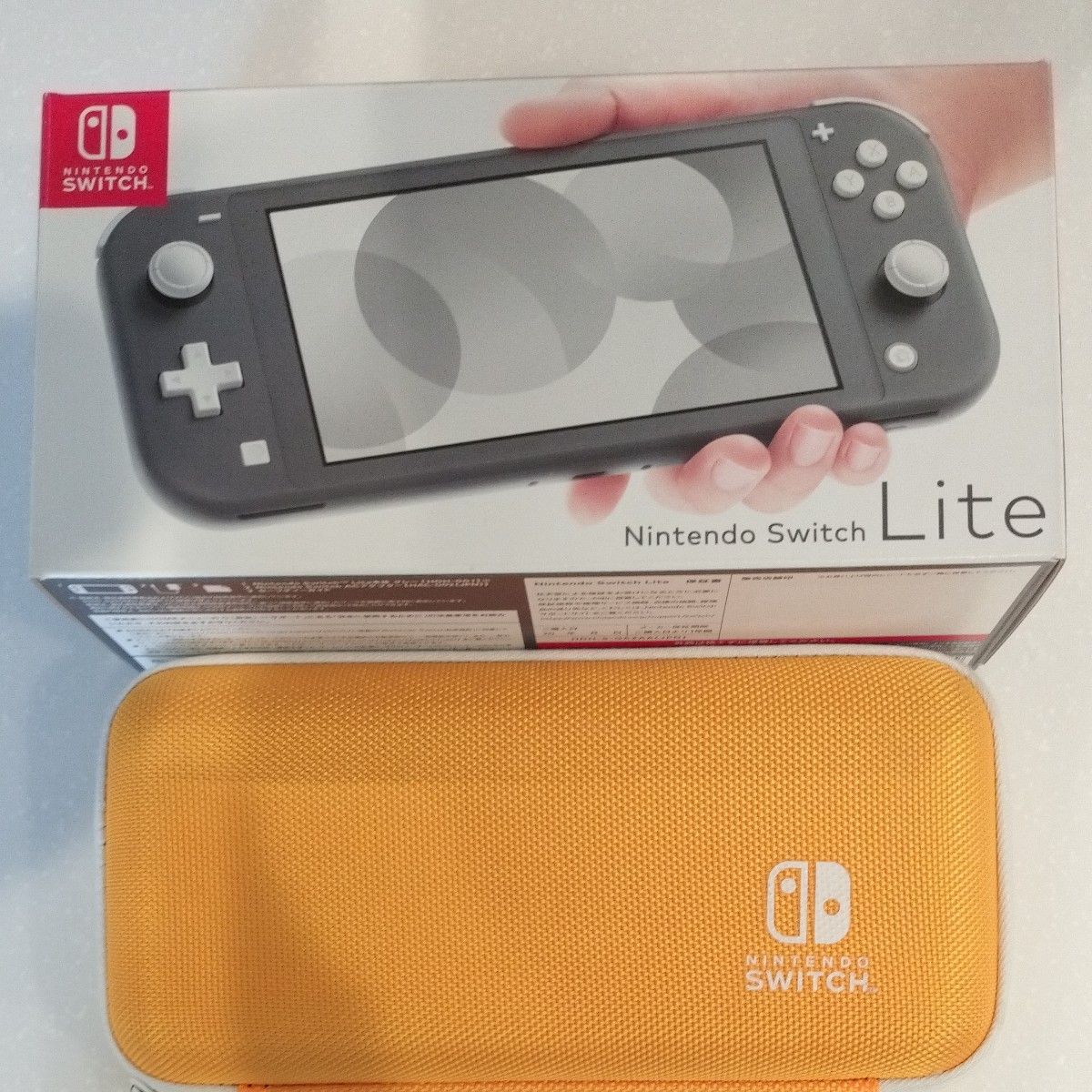 中古良品 Nintendo Switch Lite グレー ケース付き 中古良品 Nintendo Switch Lite グレー ケース付き