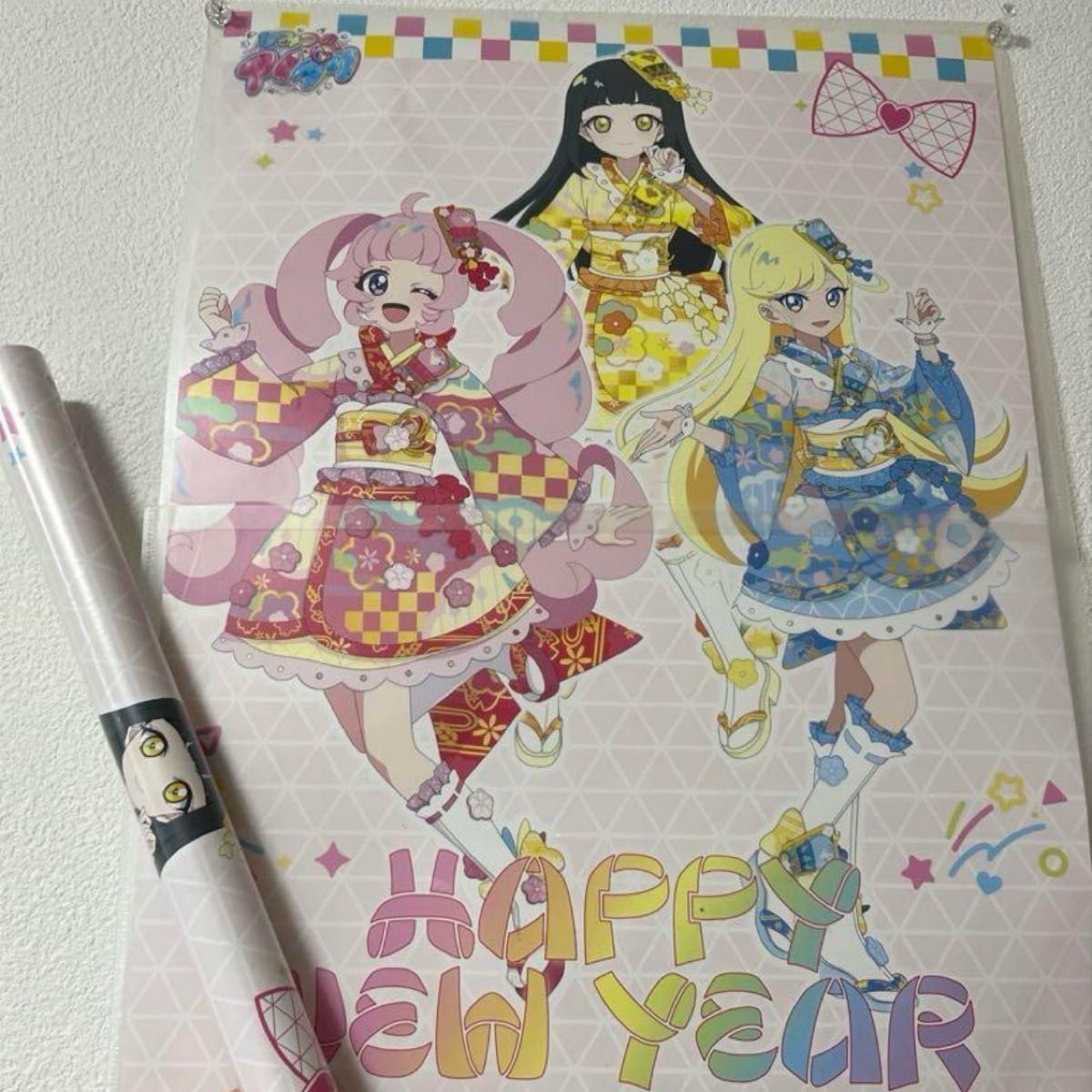 ひみつのアイプリ 缶バッジ 特典ポスター 青空ひまり 二階堂 ひみつのアイプリ 缶バッジ 特典ポスター 青空ひまり 二階堂