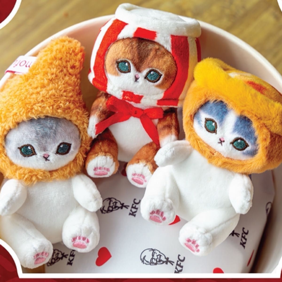 【限定】mofusand×KFC モフサンド ケンタッキーフライドチキン 3点セット