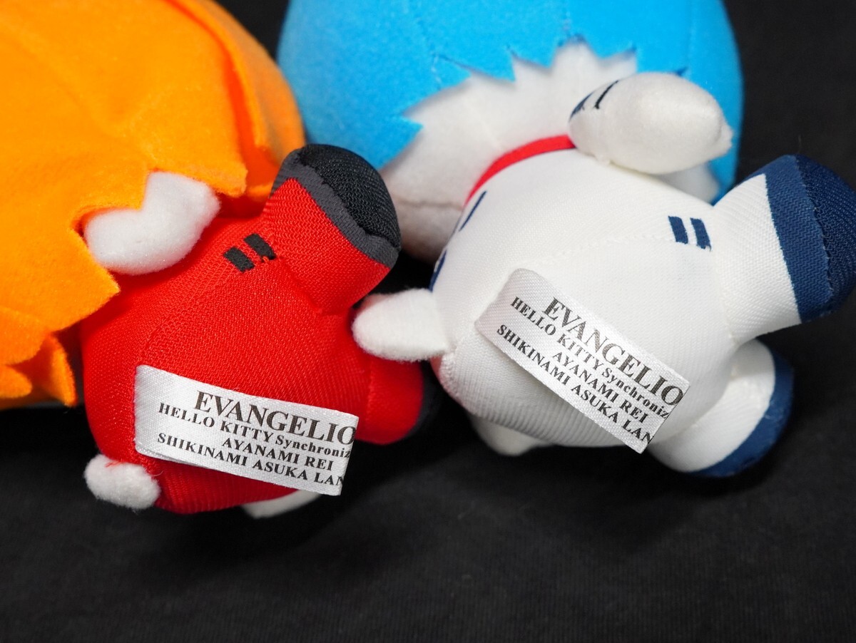 ハローキティ エヴァンゲリオンコラボ ぬいぐるみ 3体セット