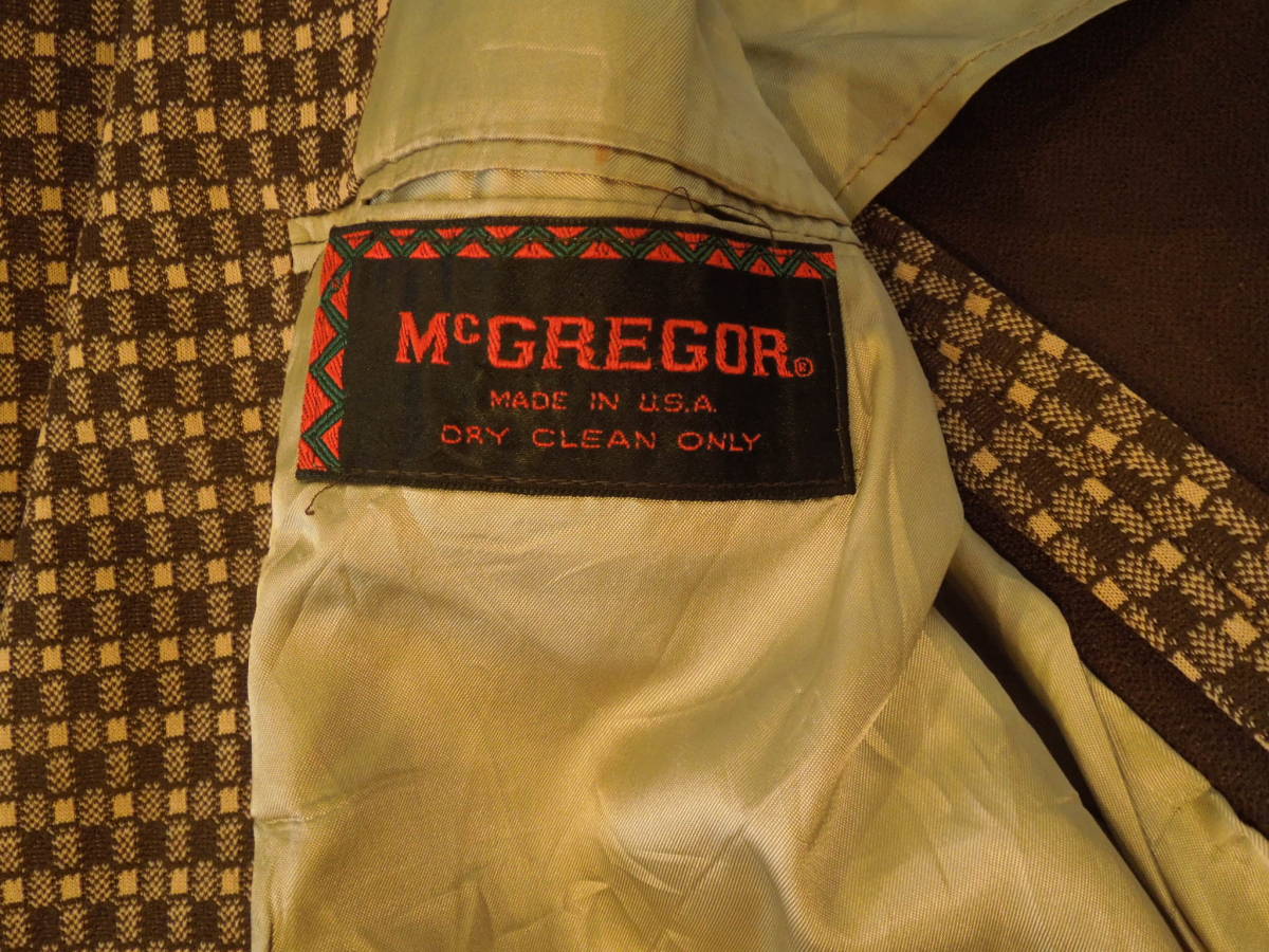 McGREGOR 70'sヴィンテージ　テーラードジャケット　MADE IN USA L(42)サイズ_画像6