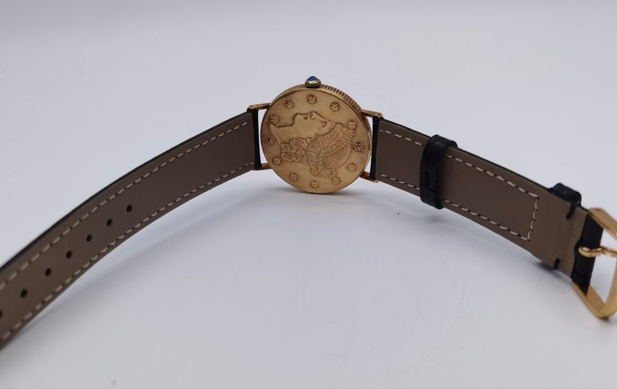 中古 ウォルサム WALTHAM コインウォッチ 20ドル金貨 ダブル 中古 ウォルサム WALTHAM コインウォッチ 20ドル金貨 ダブル