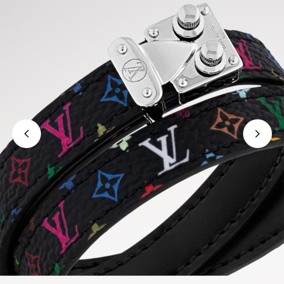 黒19 LV × TM ブレスレット・LV シグネチャー ルイヴィトン 村上 黒19 LV × TM ブレスレット・LV シグネチャー ルイヴィトン 村上