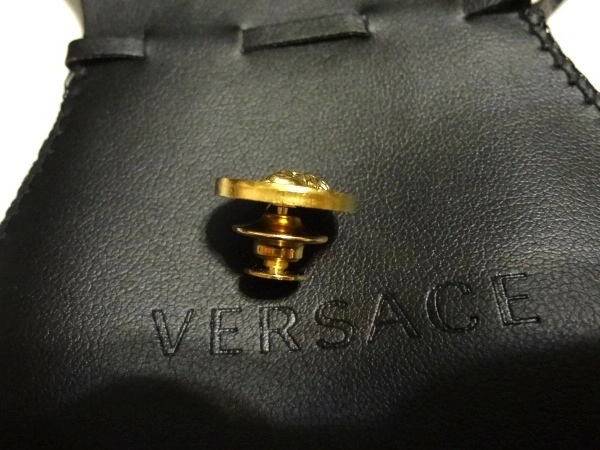 新品未使用◆保存袋付◆VERSACE◆金メデューサ×グレカ柄ラペルピン◆ピンバッジ◆ブローチ◆タイピン◆ゴールド◆スーツ、ジャケットに_画像7