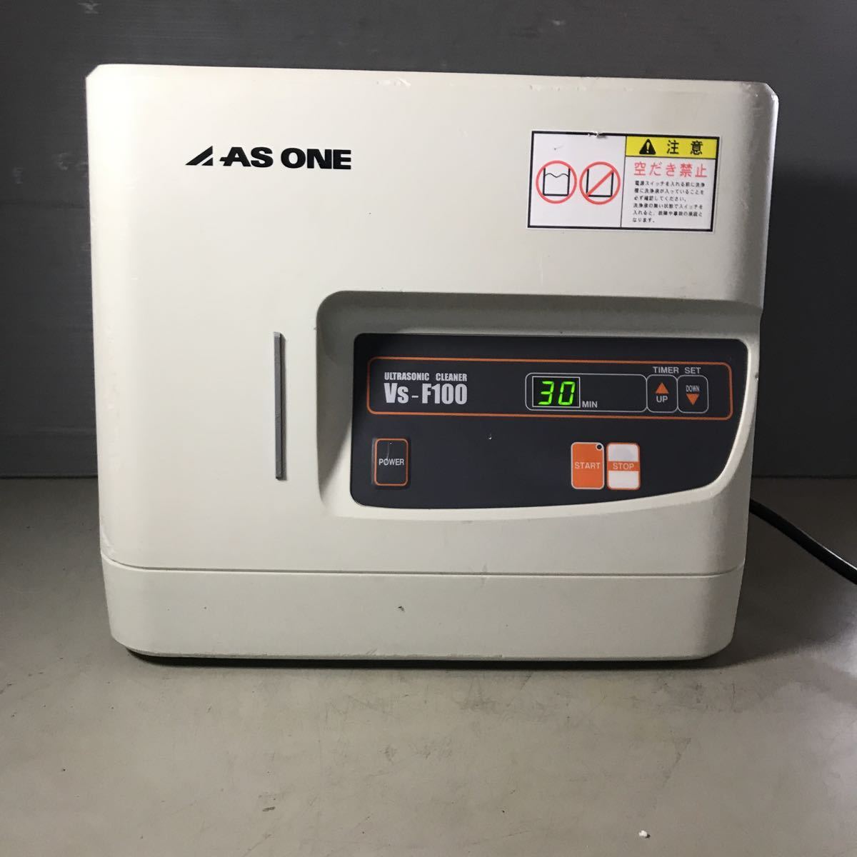 AS ONE ULTRASONIC CLEANER Vs-F100 ultrasound washing machine control No.L185