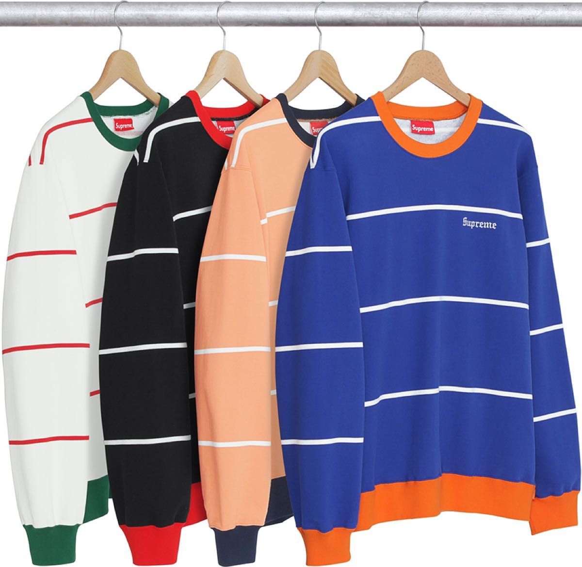 ほぼ未使用】Supreme Striped Crewneck Mサイズ|Yahoo!フリマ ほぼ未使用】Supreme Striped Crewneck Mサイズ|Yahoo!フリマ