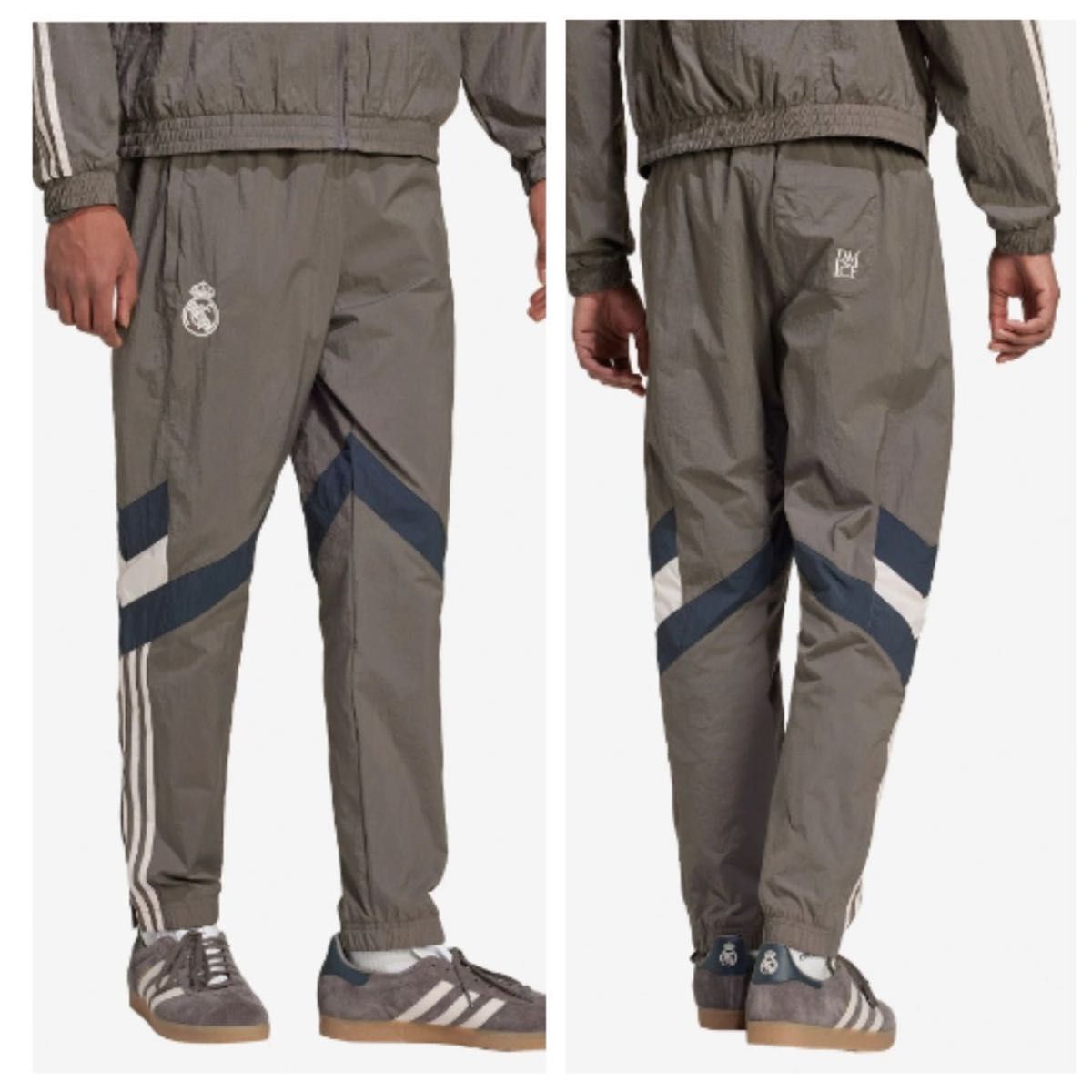 adidas】Originals×レアル・マドリード トラック パンツ/gray adidas】Originals×レアル・マドリード トラック パンツ/gray