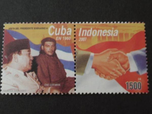  Indonesia unused 2007 year issue, che *ge rose 2 kind 