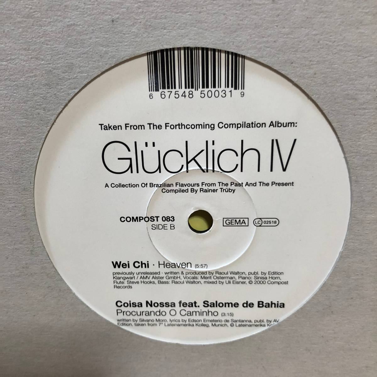 V.A. / GLUCKLICH 4 / 12インチ_画像2